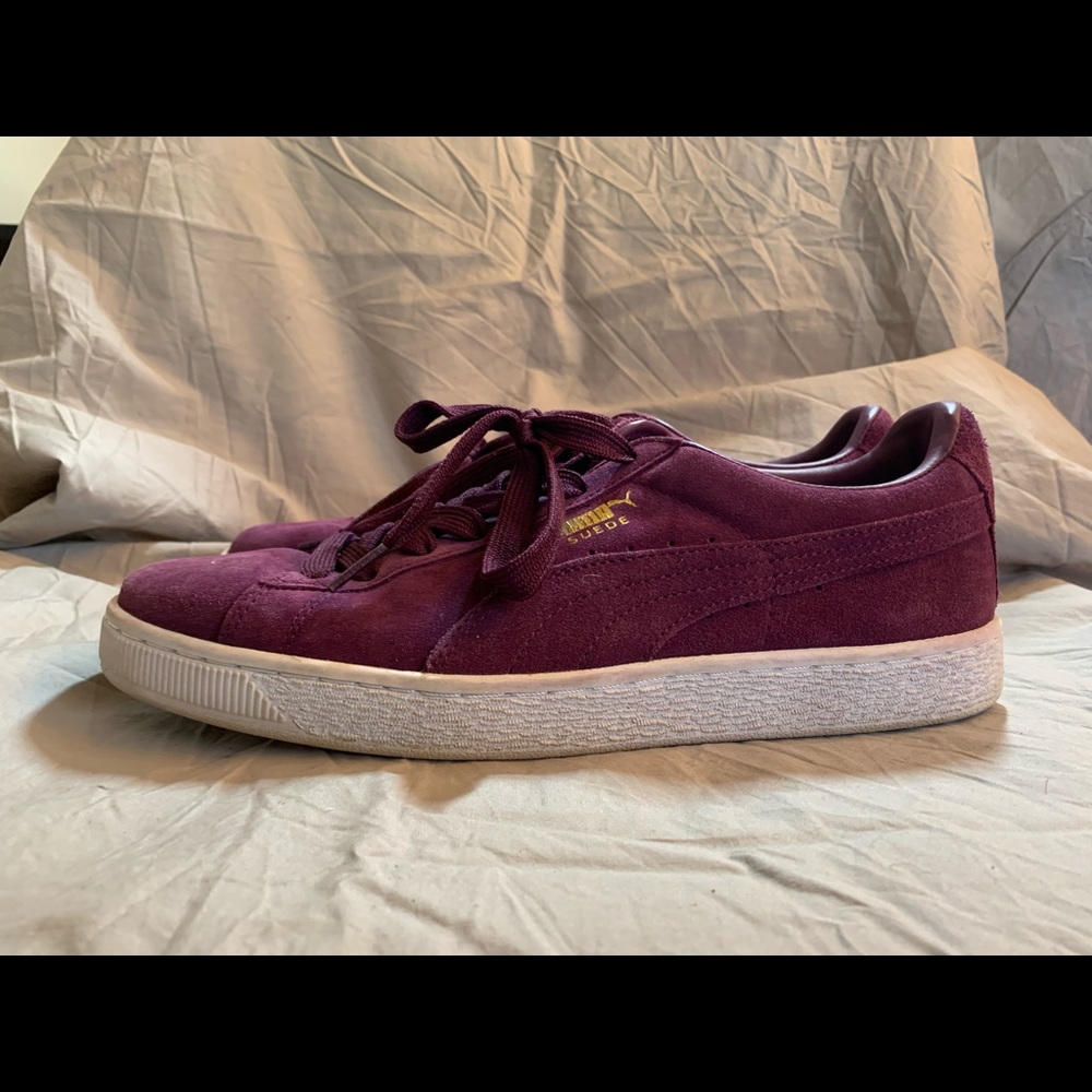 Puma Sneakers burgundy suede